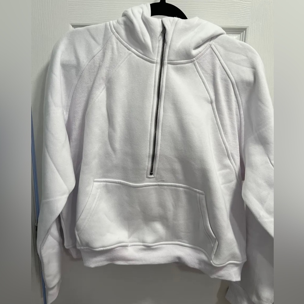 White Cropped Pullover - image 1